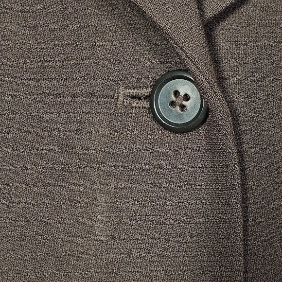 Lafayette 148 Womens Chocolate Brown Blazer Classic Chic Streetstyle* Size 4 - Picture 7 of 13